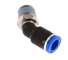 Racor de 8mm x R1/4'' 45deg con rosca macho latón/PA 66 NBR [2 piezas]
