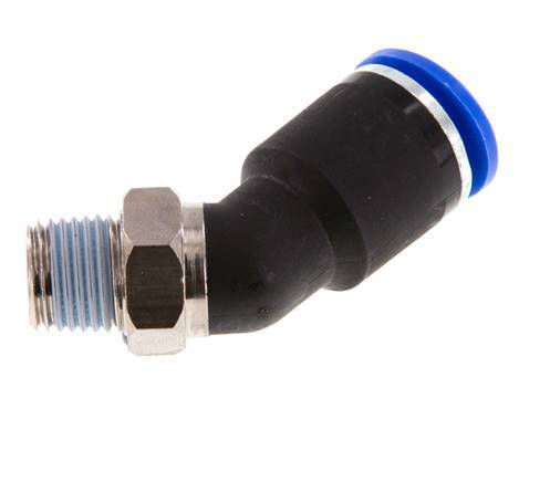 Racor de 12mm x R1/4'' 45deg con rosca macho latón/PA 66 NBR [2 piezas]