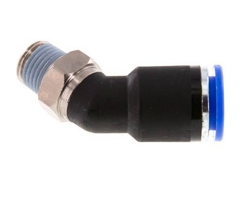 Racor de 12mm x R1/4'' 45deg con rosca macho latón/PA 66 NBR [2 piezas]