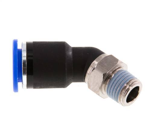 Racor de 12mm x R1/4'' 45deg con rosca macho latón/PA 66 NBR [2 piezas]