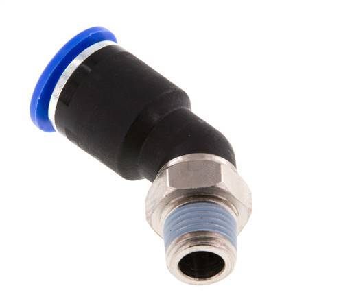 Racor de 12mm x R1/4'' 45deg con rosca macho latón/PA 66 NBR [2 piezas]