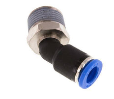 Racor de 8mm x R3/8'' 45deg con rosca macho latón/PA 66 NBR [2 piezas]