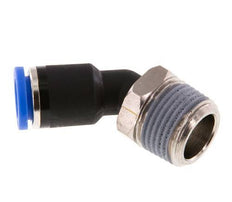 Racor de 8mm x R3/8'' 45deg con rosca macho latón/PA 66 NBR [2 piezas]