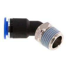 Racor de 12mm x R1/2'' 45deg con rosca macho Latón/PA 66 NBR