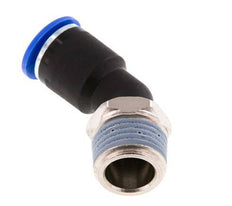 Racor de 12mm x R1/2'' 45deg con rosca macho Latón/PA 66 NBR