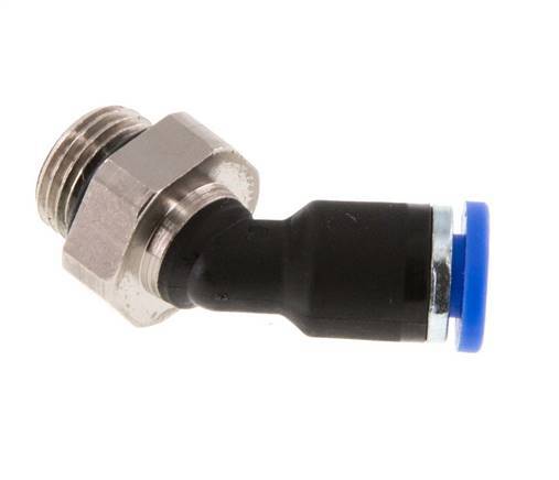Racor de 4mm x G1/8'' 45deg con rosca macho latón/PA 66 NBR [2 piezas]