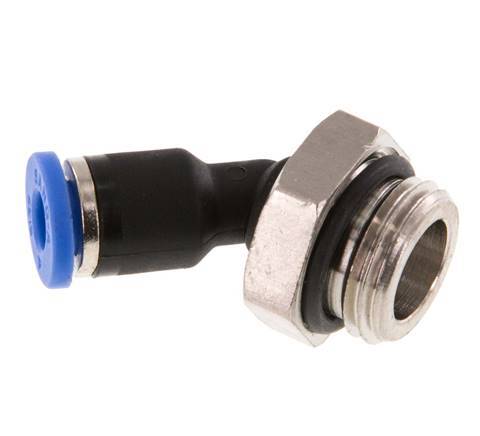 Racor de 4mm x G1/4'' 45deg con rosca macho latón/PA 66 NBR [2 piezas]