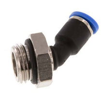 Racor de 4mm x G1/4'' 45deg con rosca macho latón/PA 66 NBR [2 piezas]