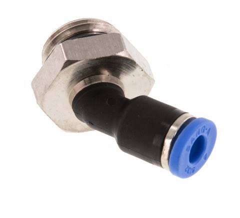 Racor de 4mm x G1/4'' 45deg con rosca macho latón/PA 66 NBR [2 piezas]