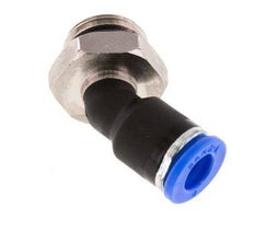 Codo de 6mm x G1/4'' 45deg con rosca macho Latón/PA 66 NBR [2 piezas]