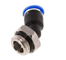 Codo de 6mm x G1/4'' 45deg con rosca macho Latón/PA 66 NBR [2 piezas]