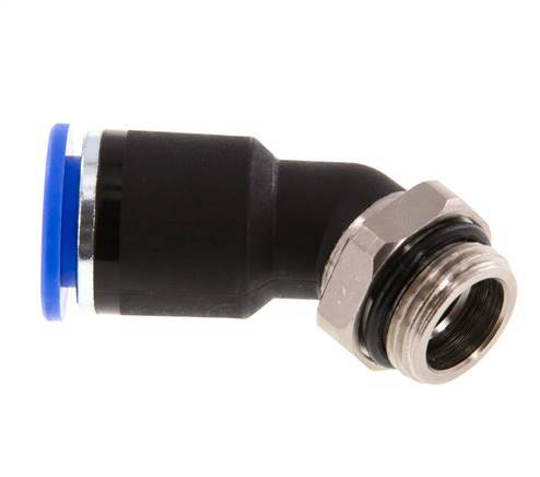 Racor de 12mm x G3/8'' 45deg con rosca macho latón/PA 66 NBR [2 piezas]