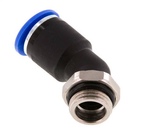 Racor de 12mm x G3/8'' 45deg con rosca macho latón/PA 66 NBR [2 piezas]