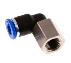 Codo de 6mm x G1/8'' con rosca hembra latón/PA 66 NBR giratorio [2 piezas]