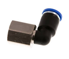Racor de 8mm x G1/4'' 90deg con rosca hembra latón/PA 66 NBR giratorio [2 piezas]