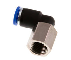 Racor de 8mm x G1/4'' 90deg con rosca hembra latón/PA 66 NBR giratorio [2 piezas]