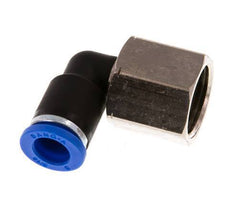 Codo de 90 grados 8mm x G3/8'' con rosca hembra Latón/PA 66 NBR Giratorio [2 piezas]