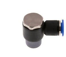 Codo en L de 12mm x R1/2'' con rosca macho Latón/PA 66 NBR Giratorio