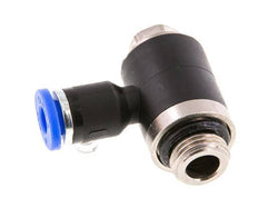 Codo de 4mm x G1/8'' en forma de L con rosca macho latón/PA 66 NBR giratorio [2 piezas]