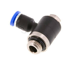 Codo de 4mm x G1/8'' en forma de L con rosca macho latón/PA 66 NBR giratorio [2 piezas]