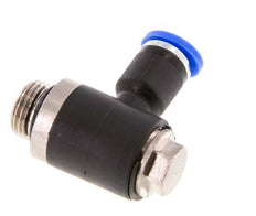 Codo de 4mm x G1/8'' en forma de L con rosca macho latón/PA 66 NBR giratorio [2 piezas]