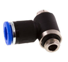 Codo en L de 8mm x G1/8'' con rosca macho latón/PA 66 NBR giratorio [2 piezas]