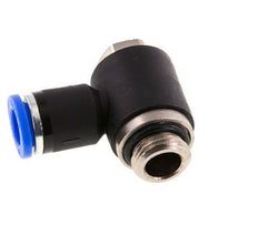 Codo de 8mm x G1/4'' en forma de L con rosca macho latón/PA 66 NBR giratorio [2 piezas]