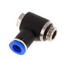 Codo de 8mm x G1/4'' en forma de L con rosca macho latón/PA 66 NBR giratorio [2 piezas]