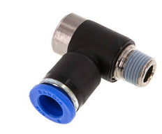 Codo de 8mm x R1/8'' en forma de L con rosca macho latón/PA 66 NBR interior hexagonal giratorio [2 piezas]