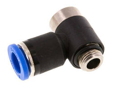 Codo de 8mm x G1/8'' en forma de L con rosca macho latón/PA 66 NBR interior hexagonal giratorio [2 piezas]