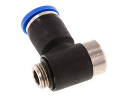 Codo de 8mm x G1/8'' en forma de L con rosca macho latón/PA 66 NBR interior hexagonal giratorio [2 piezas]