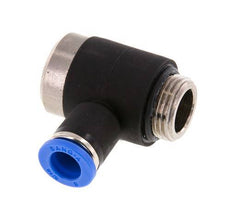 Codo en L de 8mm x G3/8'' con rosca macho Latón/PA 66 NBR Hexágono interior giratorio