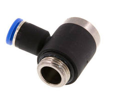 Codo en L de 8mm x G3/8'' con rosca macho Latón/PA 66 NBR Hexágono interior giratorio