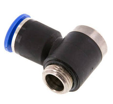 Codo en L de 12mm x G3/8'' con rosca macho Latón/PA 66 NBR Hexágono interior giratorio