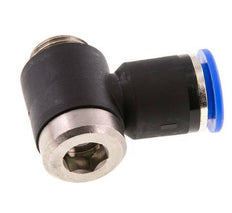 Codo en L de 12mm x G3/8'' con rosca macho Latón/PA 66 NBR Hexágono interior giratorio