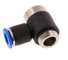 Codo en L de 12mm x G1/2'' con rosca macho Latón/PA 66 NBR Hexágono interior giratorio