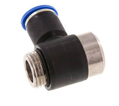 Codo en L de 12mm x G1/2'' con rosca macho Latón/PA 66 NBR Hexágono interior giratorio