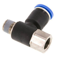 Racor de 8mm x R1/8'' con rosca macho-hembra latón/PA 66 NBR giratorio [2 piezas]