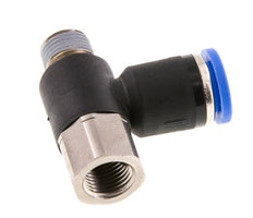 Racor de 8mm x R1/8'' con rosca macho-hembra latón/PA 66 NBR giratorio [2 piezas]
