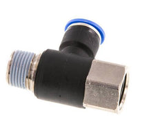 Racor de 10mm x R3/8'' con rosca macho-hembra Latón/PA 66 NBR Giratorio