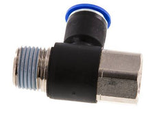 Racor de 12mm x R1/2'' con rosca macho-hembra Latón/PA 66 NBR Giratorio