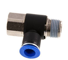 Racor de 12mm x R1/2'' con rosca macho-hembra Latón/PA 66 NBR Giratorio