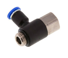 Racor de 4mm x G1/8'' con rosca macho-hembra latón/PA 66 NBR [2 piezas]