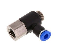 Racor de 4mm x G1/8'' con rosca macho-hembra latón/PA 66 NBR [2 piezas]