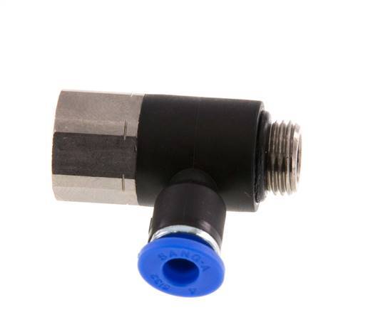 Racor de 4mm x G1/8'' con rosca macho-hembra latón/PA 66 NBR [2 piezas]