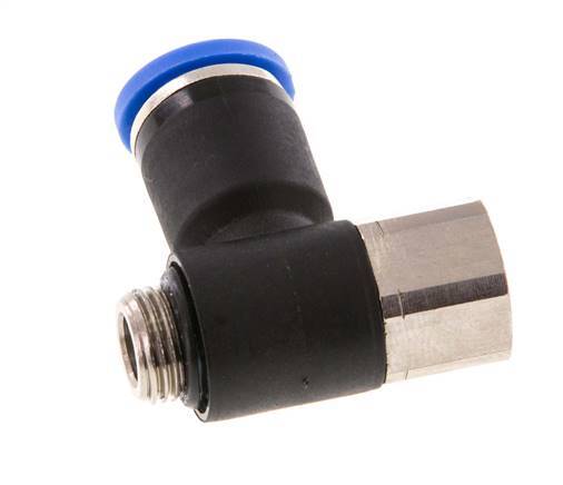 Racor de 8mm x G1/8'' con rosca macho-hembra latón/PA 66 NBR [2 piezas]