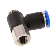Racor de 8mm x G1/8'' con rosca macho-hembra latón/PA 66 NBR [2 piezas]