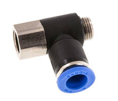 Racor de 8mm x G1/8'' con rosca macho-hembra latón/PA 66 NBR [2 piezas]