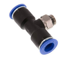 Racor en T de 12mm x G1/4'' con rosca macho Latón/PA 66 NBR Giratorio