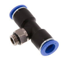 Racor en T de 12mm x G1/4'' con rosca macho Latón/PA 66 NBR Giratorio